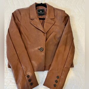 Women's Brown Leather Jacket